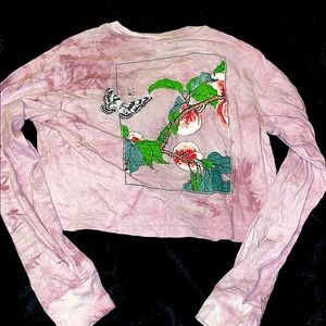 Zumiez Butterfly Crop Long Tee